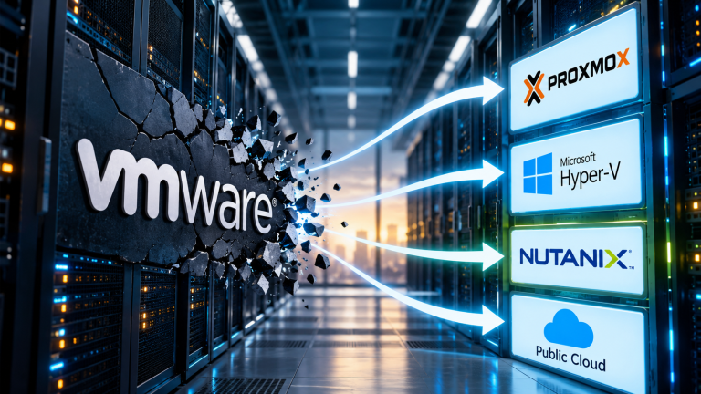 מגמת המעבר מ-VMware לחלופות וירטואליזציה